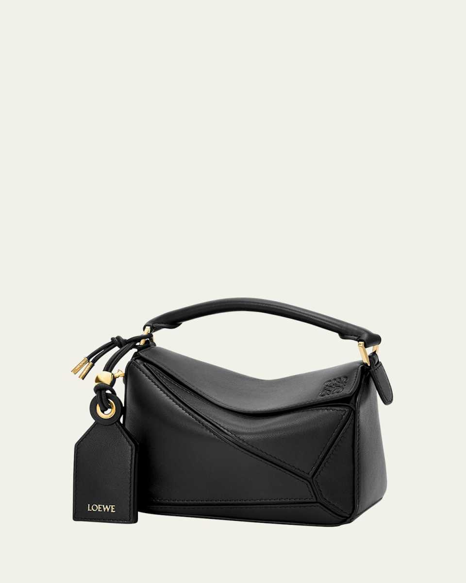 Puzzle Mini Top-Handle Bag in Nappa Leather